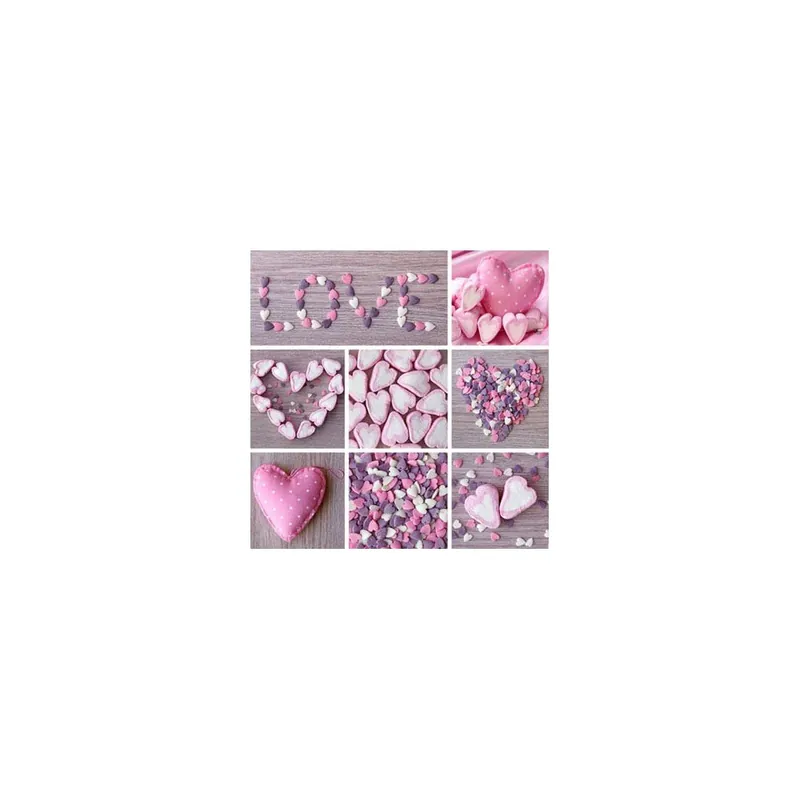 Popularny Obraz na szkle Love, 30x30 cm Bonami