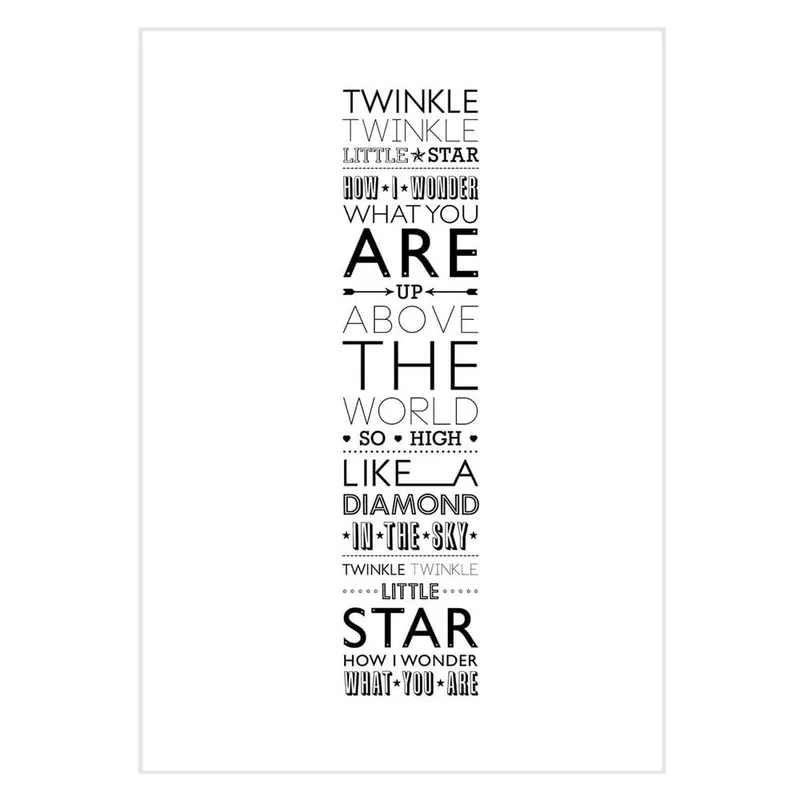 Plakat Twinkle, Twinkle, Little Star Bonami Tylko dziś