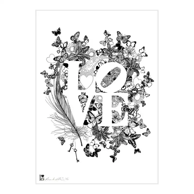Plakat Love, 30x40 cm, edycja specjalna Bonami Nowy