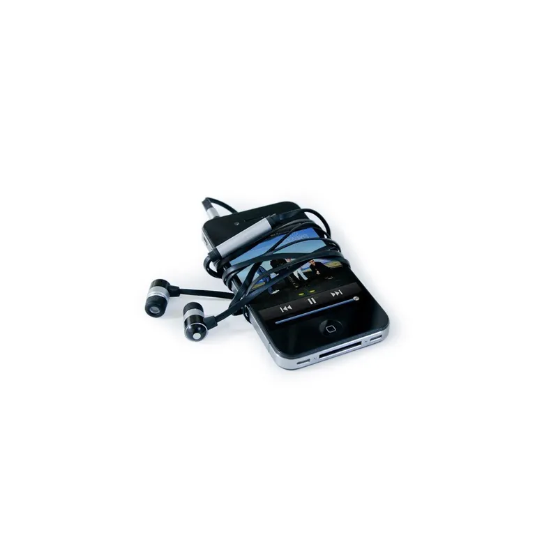 Słuchawki hi-Earphones, czarne Bonami Popularny