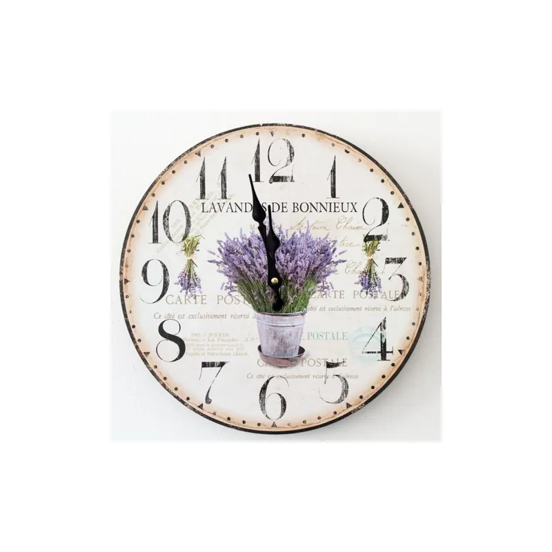 Nie przegap Zegar vintage Lavenders de Bonnieux Bonami