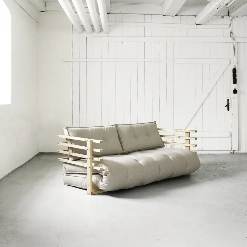 Rozkładana sofa 2-osobowa Karup Funk Natural/Natural Bonami Szybka wysyłka