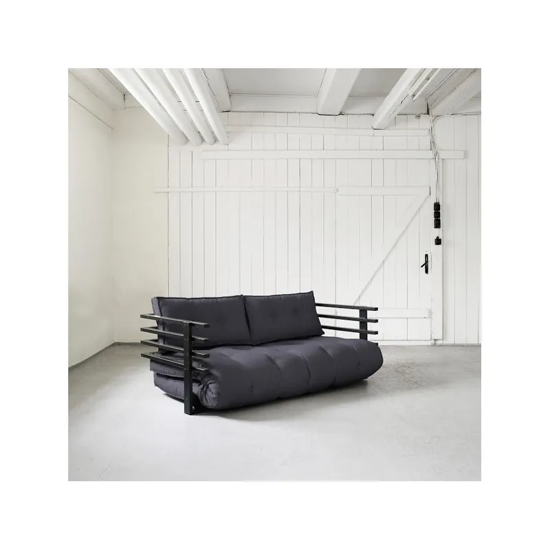 Sofa rozkładana Karup Funk Black/Gray Bonami Szybka dostawa