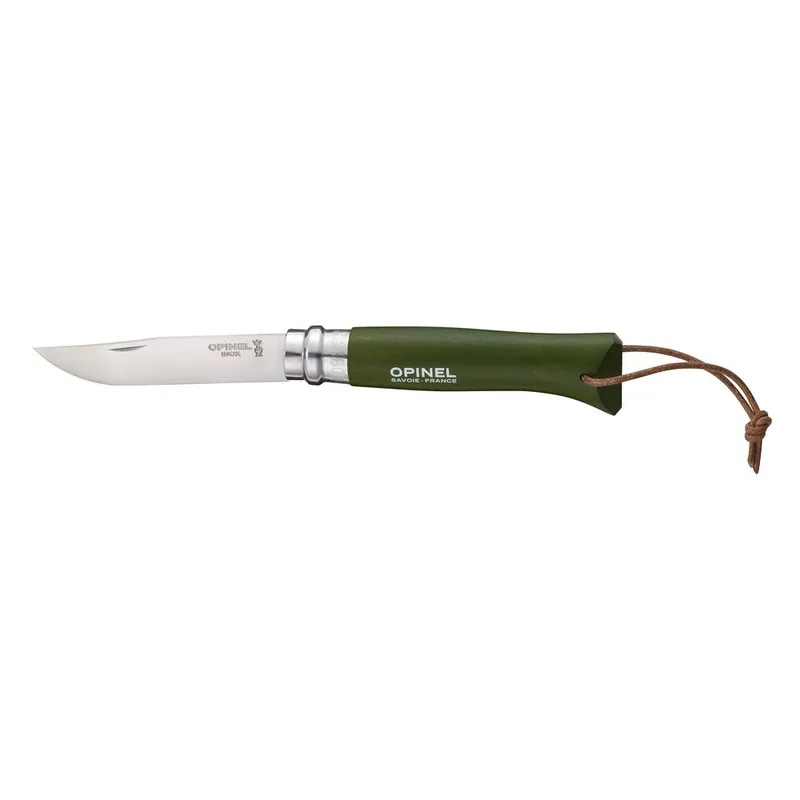 Ciemnozielony składany nóż Opinel Trekking N°08 Bonami Bestseller