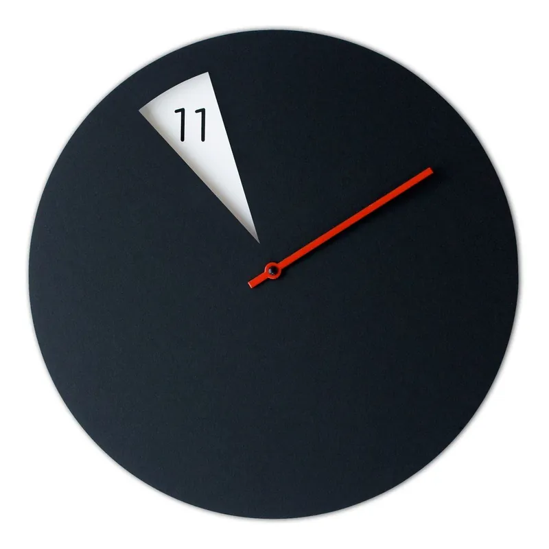 Nowość Zegar Freakishclock Black Bonami