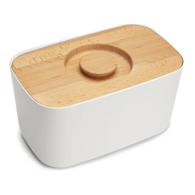 Premium Pojemnik na chleb z deską Bread Bin, biały Bonami