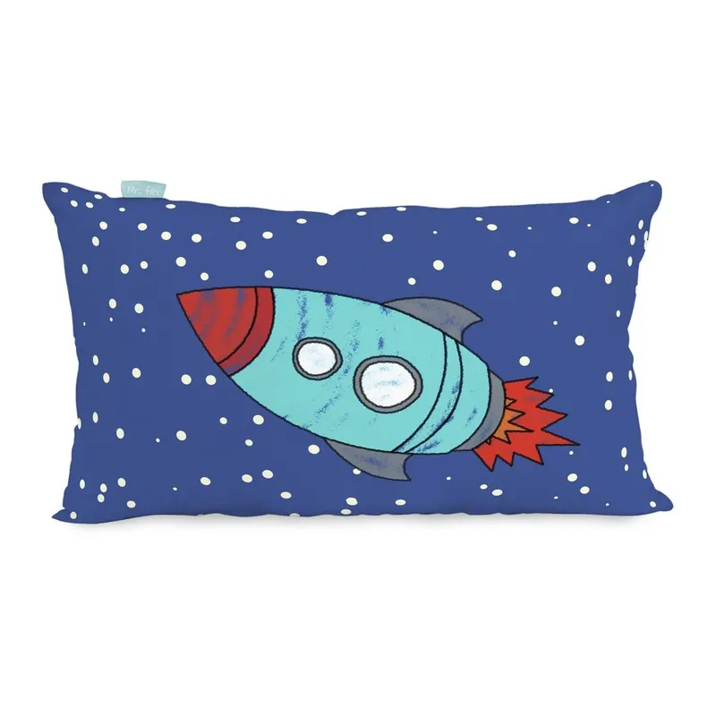Niska cena Dwustronna poszewka bawełniana na poduszkę Mr. Fox Space Rocket, 50x30 cm Bonami