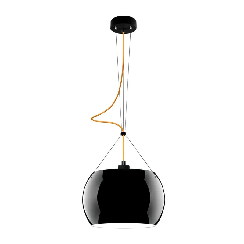 Lampa MOMO, black opal/orange Bonami Łatwy zwrot