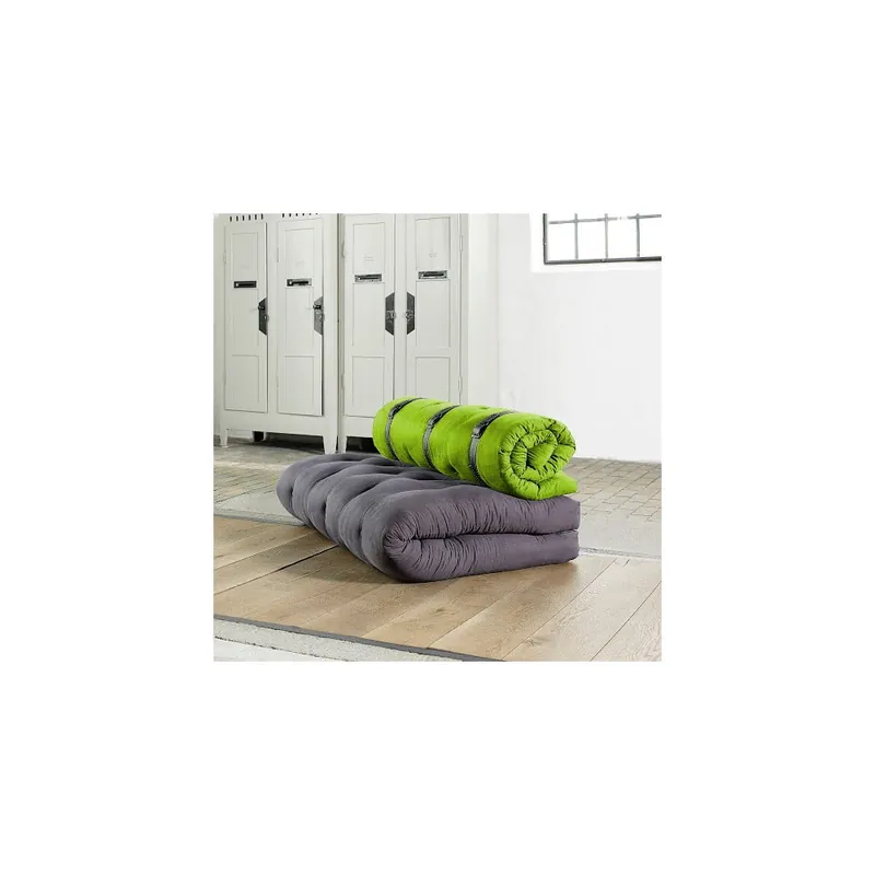 Bestseller Sofa rozkładana Karup Buckle Up Gray/Lime Bonami