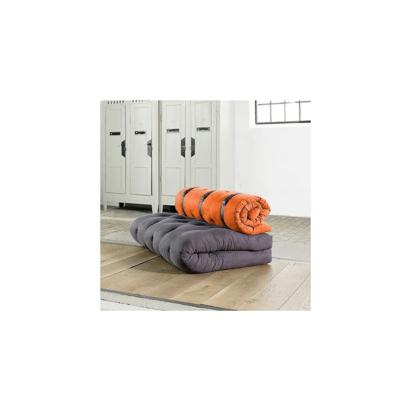 Sofa rozkładana Karup Buckle Up Gray/Orange Bonami Wybór klientów
