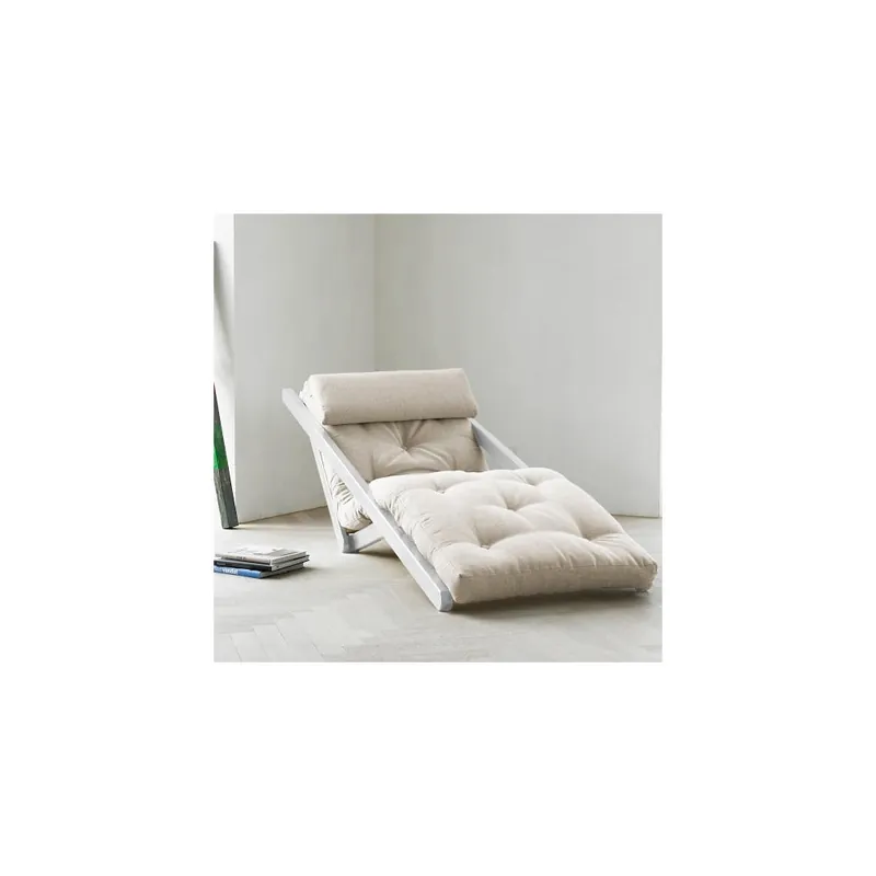 Szezlong Karup Figo White/Natural, 70 cm Bonami Ostatnia szansa