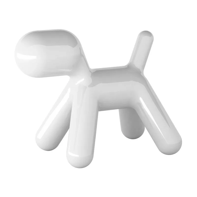 Krzesło Puppy białe błyszczące, 43 cm Bonami Popularny
