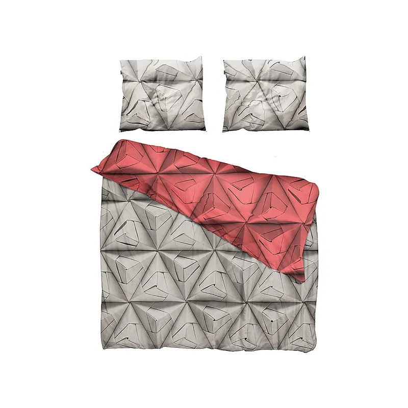 Promocja Pościel Snurk Monogami Red 200x200 cm Bonami