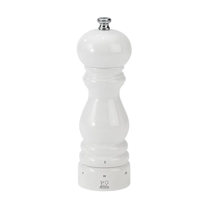Biały młynek do soli z drewna bukowego Peugeot Paris, wys. 18 cm Bonami Taniej
