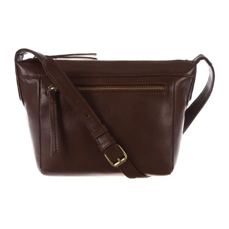 Zniżka Damska torba skórzana Aurora Cognac Small Cross-Body Bonami