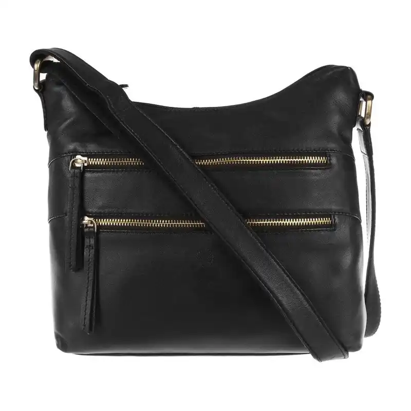 Hit sprzedaży Damska torba skórzana Valentina Black Small Hobo Bonami