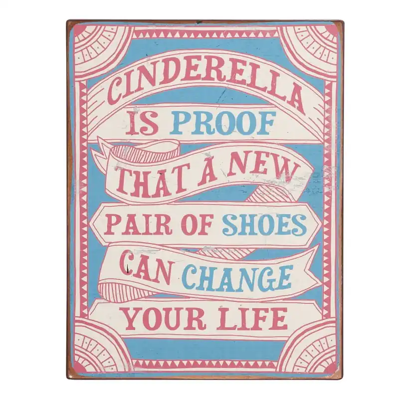 Do wyczerpania zapasów Tablica Cinderella is proof, 39x31 cm Bonami