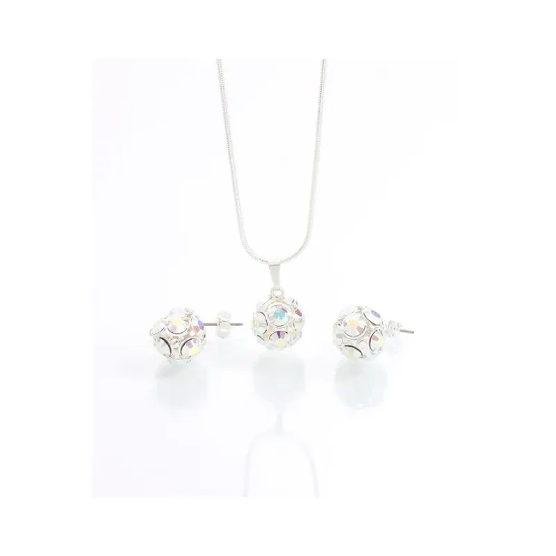 Oferta limitowana Komplet naszyjnika i kolczyków z kryształami Swarovskiego Yasmine Multi Bonami