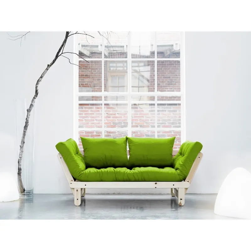 Sofa rozkładana Karup Beat Natural/Lime Bonami Hit cenowy