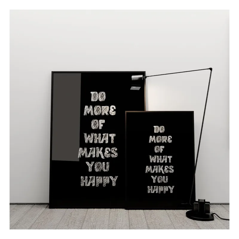Bezpieczna płatność Plakat Do more of what makes you happy, 50x70 cm Bonami