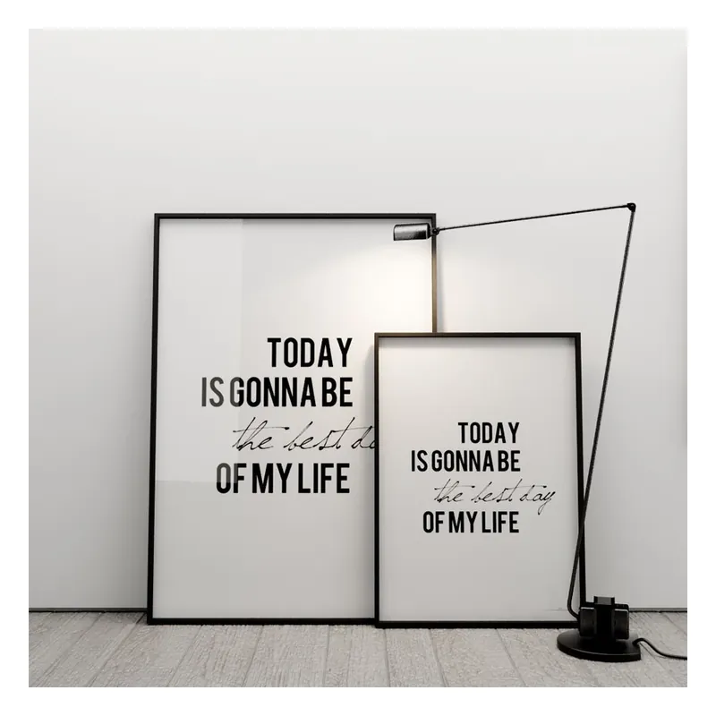 Wysoka jakość Plakat Today is gonna be the best day of my life, 50x70 cm Bonami