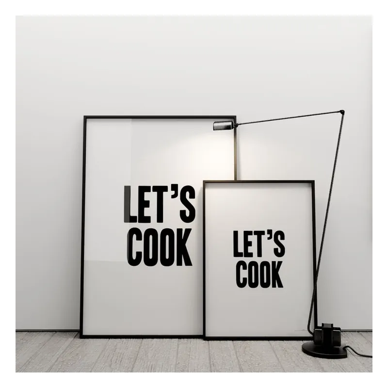 Kup online Plakat Let´s cook, 50x70 cm Bonami