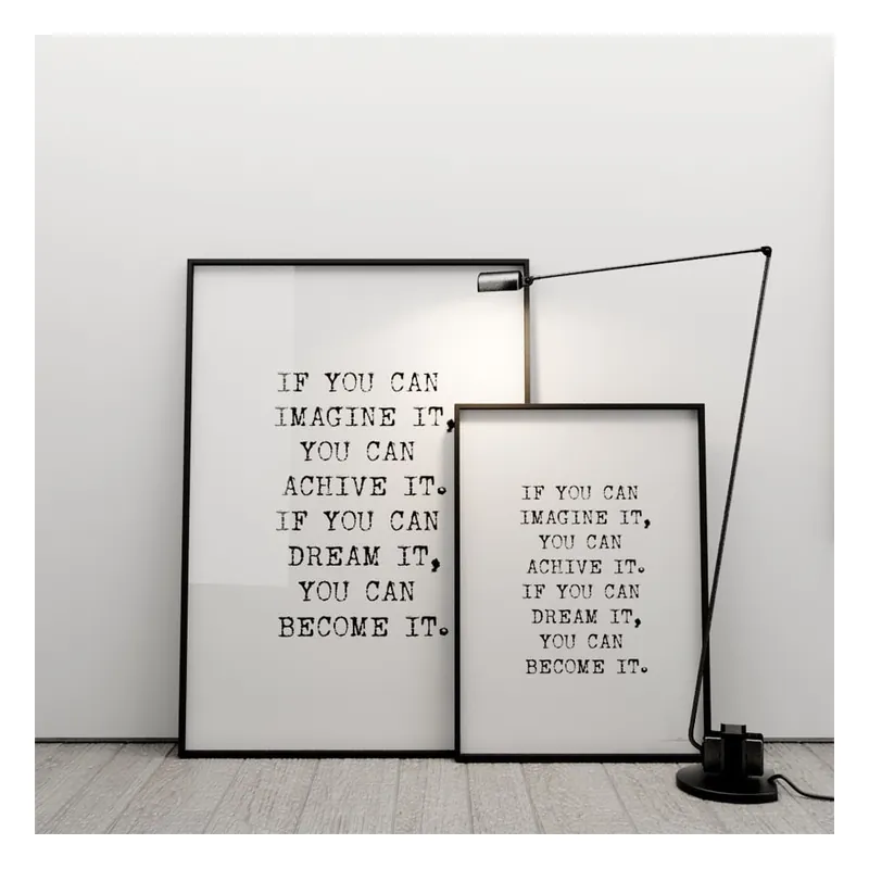 Plakat If you can imagine it, you can achieve it, 50x70 cm Bonami Nowość