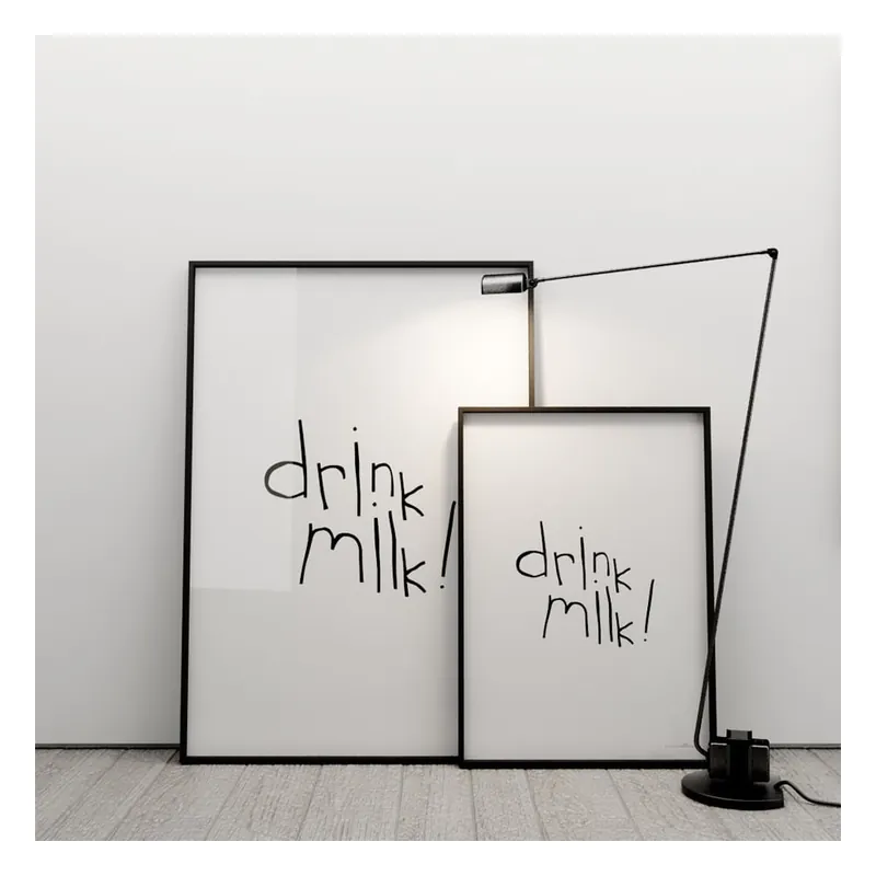 Oferta limitowana Plakat Drink milk, 50x70 cm Bonami
