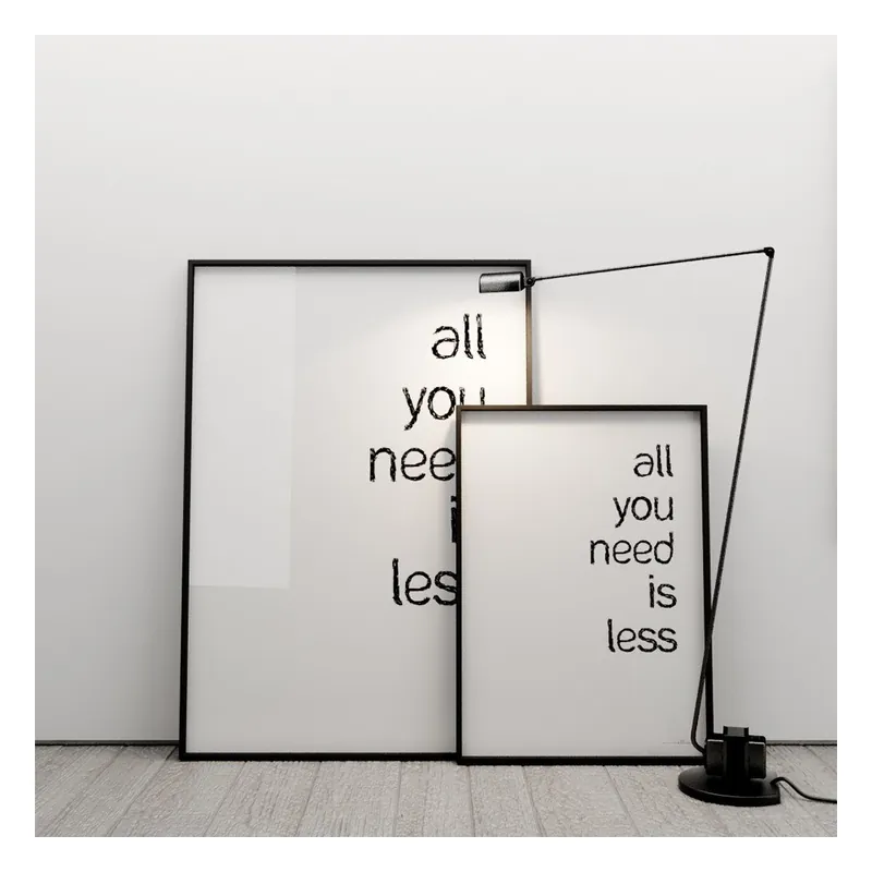 Bestseller Plakat All you need is less, 50x70 cm Bonami