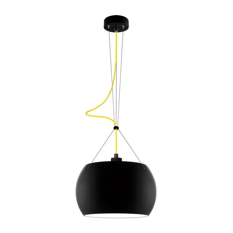 Lampa MOMO, black matte opal/yellow Bonami Rabat