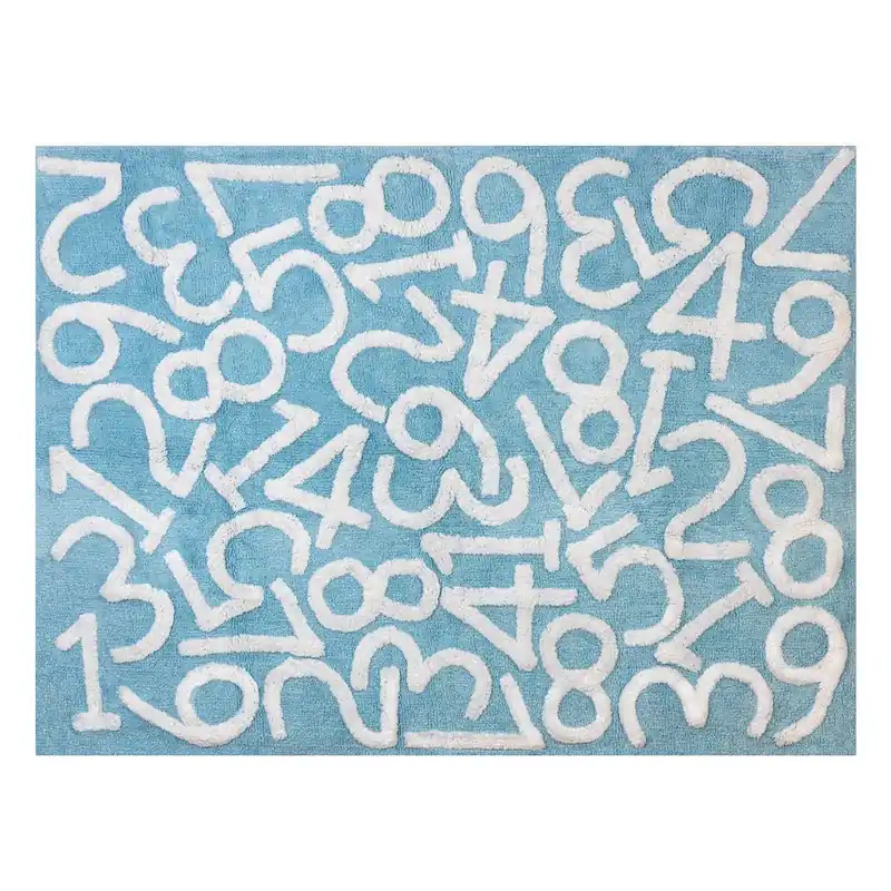 Dywan Números 160x120 cm, niebieski Bonami Nie przegap