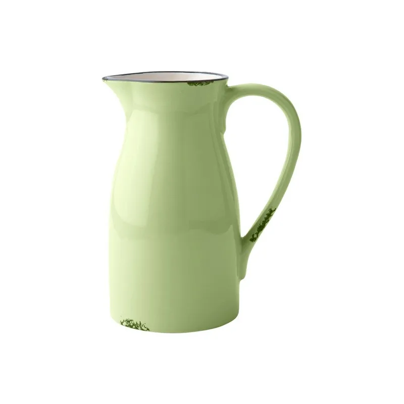 Dzbanek ceramiczny, limonka/kremowy Bonami Obniżka ceny