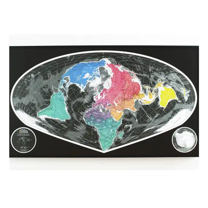 Szerokokątna mapa w przezroczystym etui The Future Mapping Company Future Map, 101x58 cm Bonami Obniżka ceny