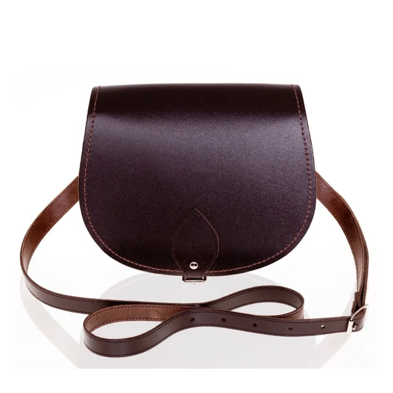 Skórzana torebka Saddle 29 cm, brązowa Bonami Zamów dziś