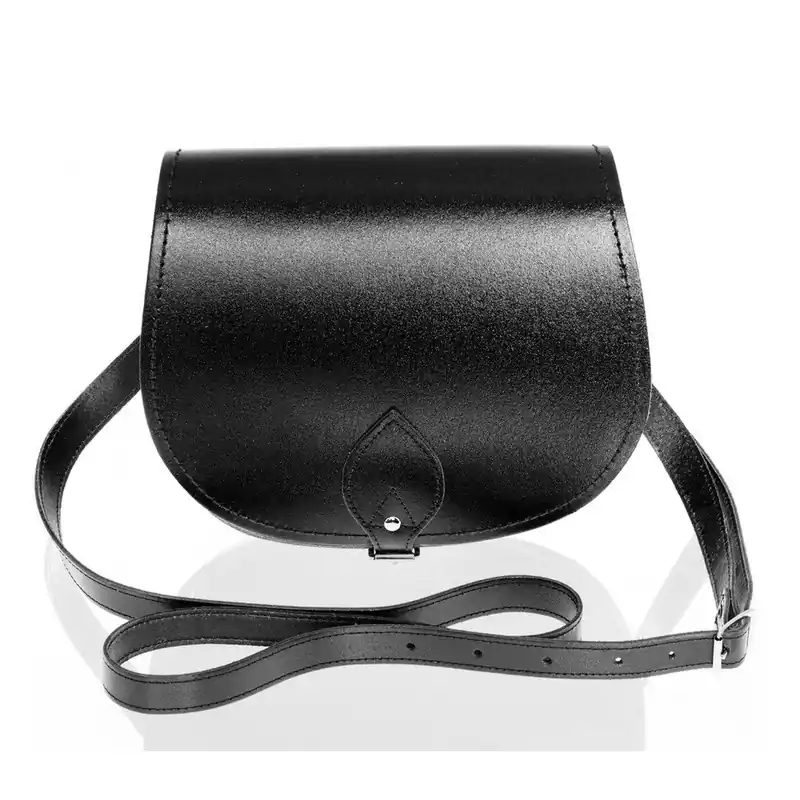 Skórzana torebka Saddle 29 cm, czarna Bonami Zamów teraz