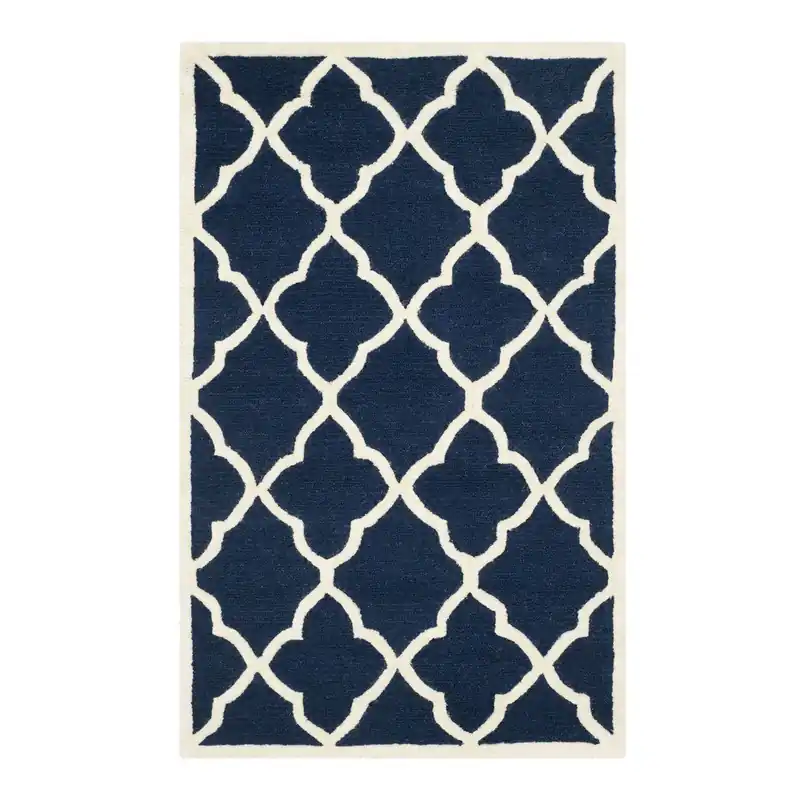 Ciemnoniebieski dywan Safavieh Noelle, 182x121 cm Bonami Oferta limitowana