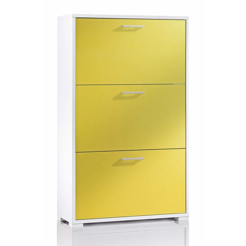 Szafka na 18 par butów Shoe Rack, żółta Bonami Zniżka
