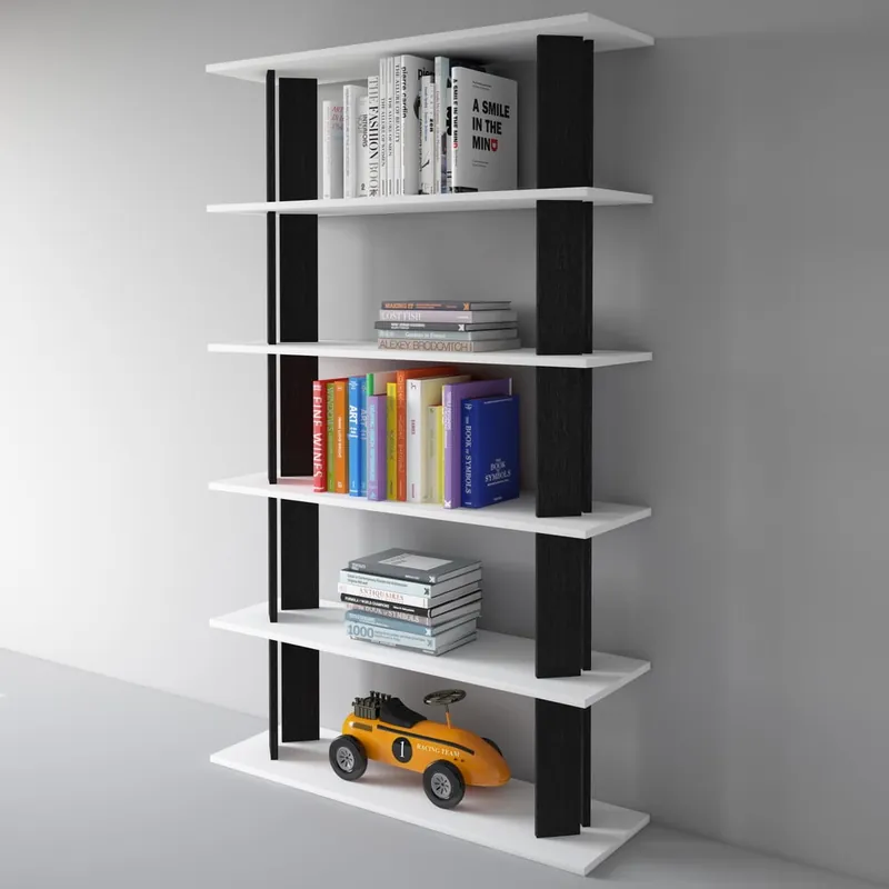 Biblioteczka Replay 186x110 cm, czarna Bonami Nowy
