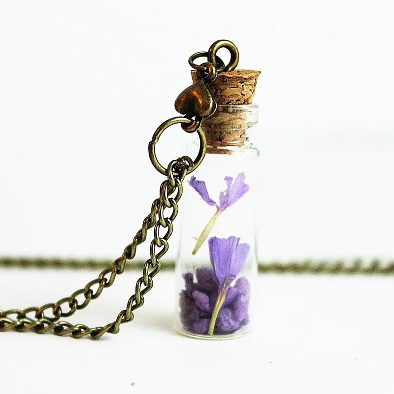 Naszyjnik Wish Bottle and Bronze Flowers Bonami Ekspresowa dostawa