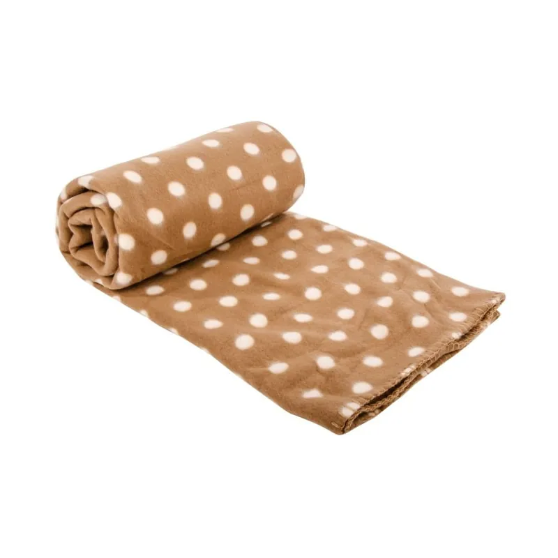 Popularny Pled Printed Taupe, 130x150 cm Bonami