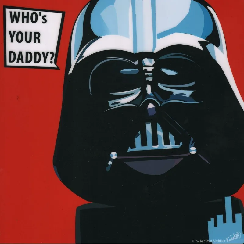 Obraz "Darth Vader - Who‘s your daddy" Bonami Najlepsza cena