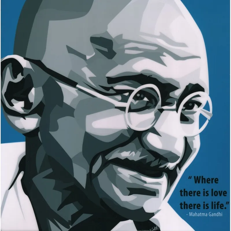 Obraz "Gandhi" Bonami Wybór klientów