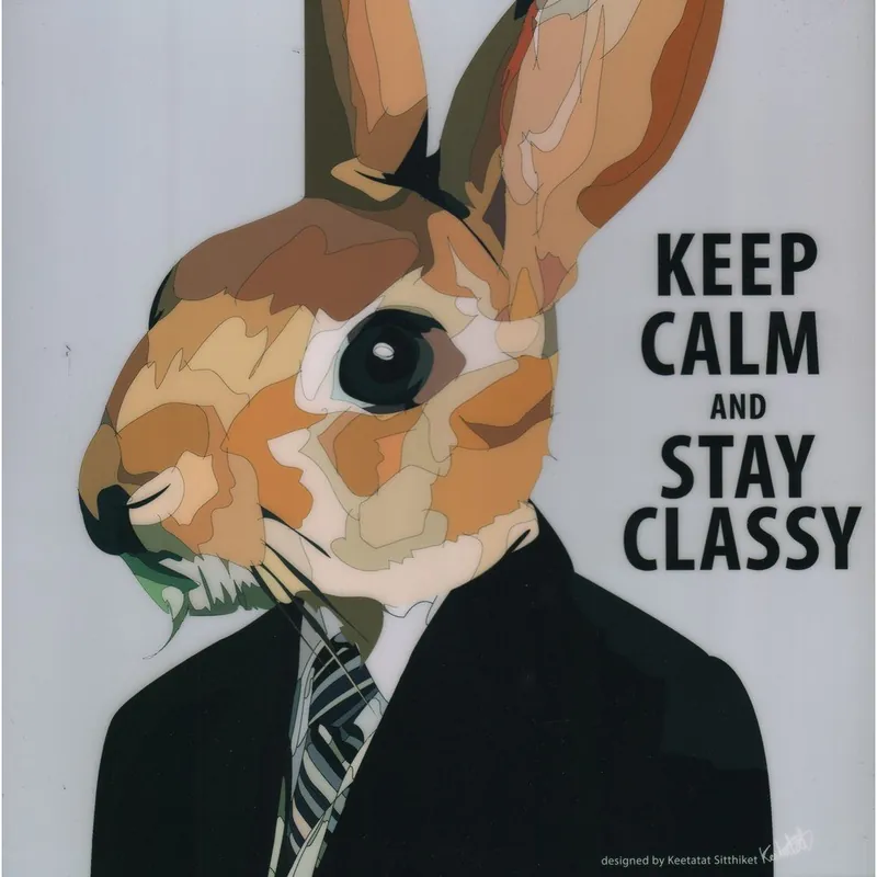 Obraz "Keep calm and stay classy" Bonami Do wyczerpania zapasów
