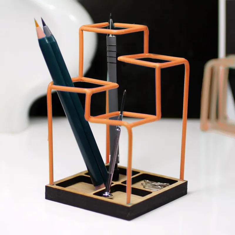 Cena promocyjna Przybornik na biurko Desk Tidy, pomarańczowy Bonami