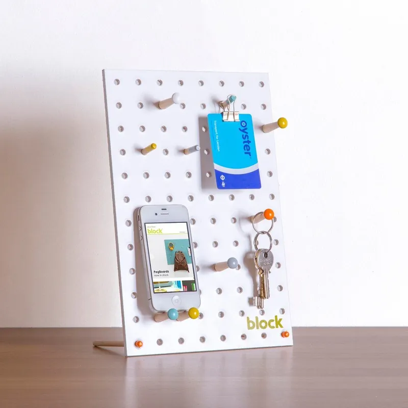Wielofunkcyjna tablica Pegboard 30x20 cm, biała Bonami Wysoka jakość