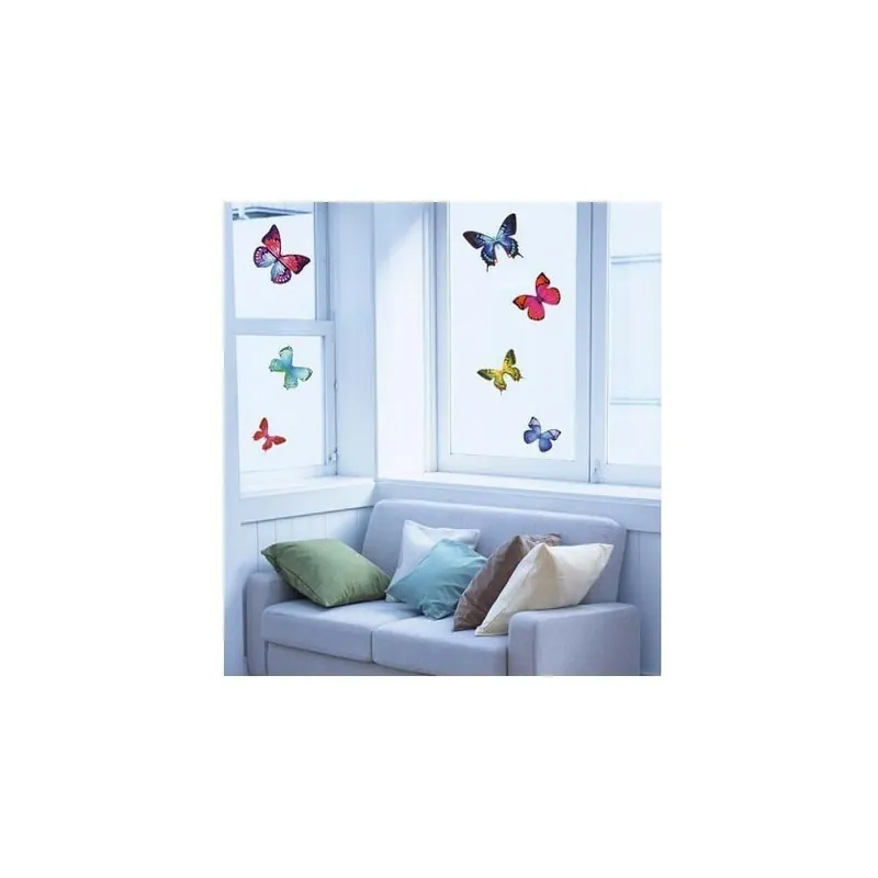 Komplet 26 sztuk naklejek Ambiance Exotic Butterflies Bonami Okazja
