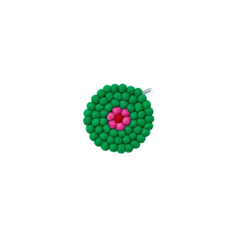 Wełniana podkładka Trivet Green, 17 cm Bonami Tylko dziś