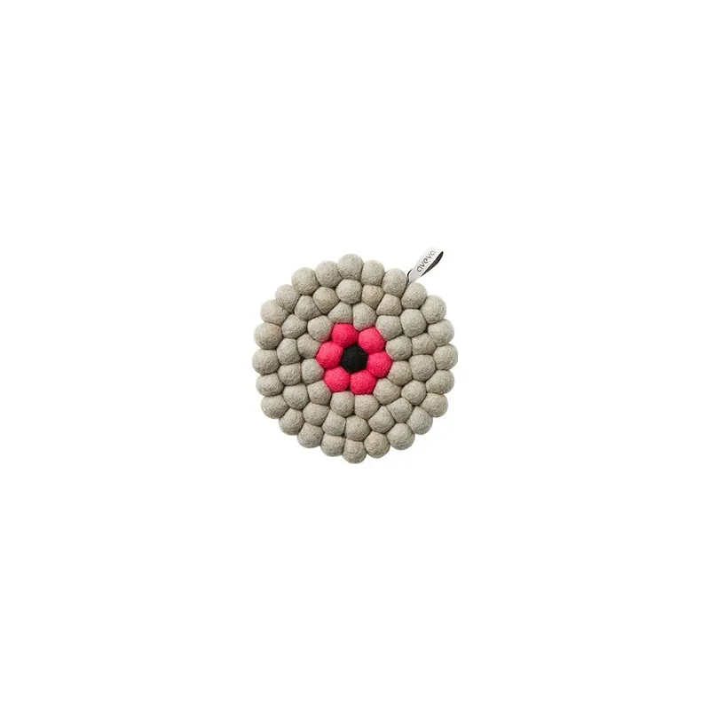 Ekspresowa dostawa Wełniana podkładka Trivet Grey, 17 cm Bonami