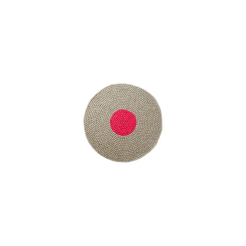 Wełniany dywan Wool Mat Round Pink, 90x90 cm Bonami Ograniczona ilość
