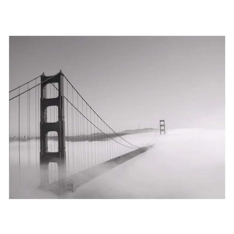 Bezpieczna płatność Szklany obraz The Golden Gate Bridge 60x80 cm Bonami